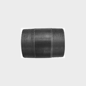 Nippelrr sort 150 mm X 2