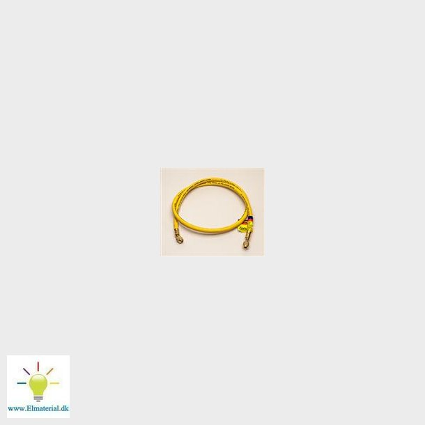 Vacuumslange, Gul, 1,5M Med 2 X 1/4"