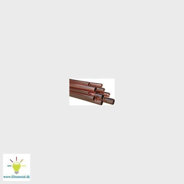 Uisoleret Kobberr&iquest;r, 1/2", 4 Meter, H&#140;rd