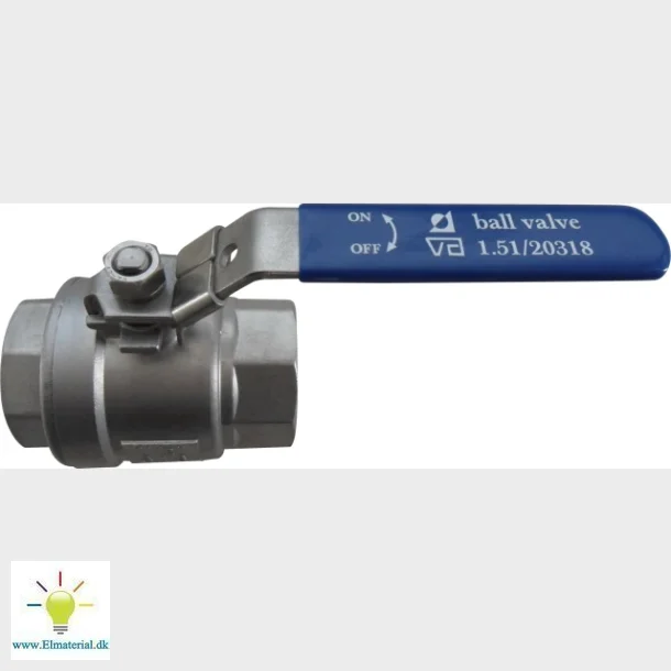 Kuglehane Rf Mf/Mf 2-Delt 1 1/4