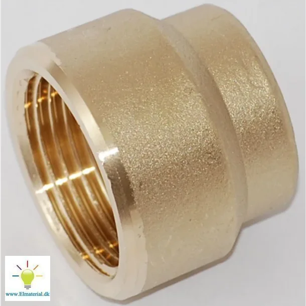 formmuffe messing 1/2x3/8".