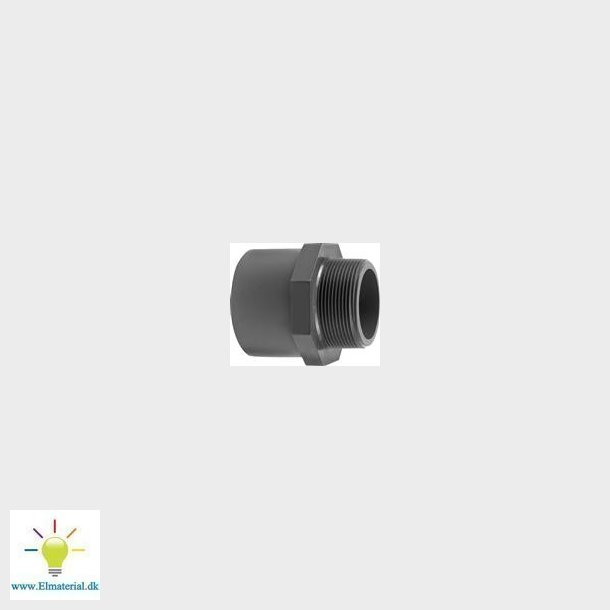 Pvc Overgangsnippel 1 Klbemf. 90Mmx3