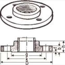 Flange Galv. M/Gevind 1