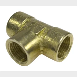 t-stykke messing mf 1/2".