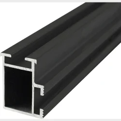 profil 36x48x3300mm sort