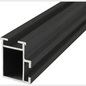 profil 36x48x3300mm sort