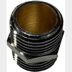 Brystnippel 1/2'' Krom