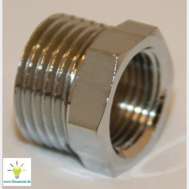 nippelmuffe 3/4'' x 1/2'' krom
