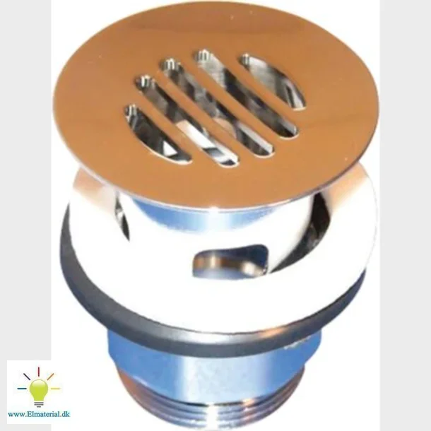 bundventil m/rist 1 1/4'' krom