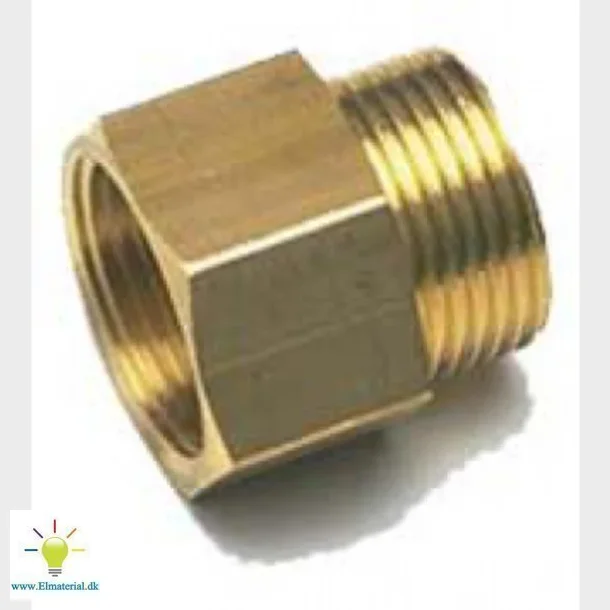 spidsmuffe 1/2 x 3/8'' messing