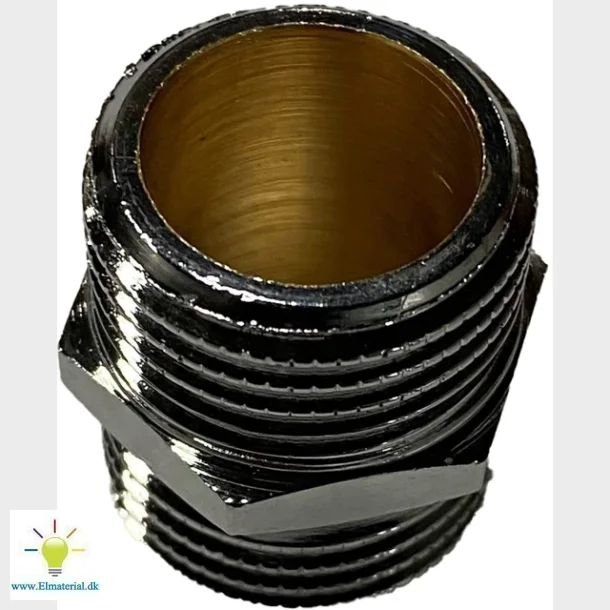 brystnippel 1/2'' krom