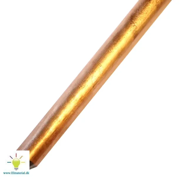 jordspyd kobber 254my, 1,5m. 5/8"/14,2mm