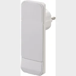smart plug, flad stikprop, hvid