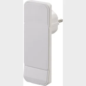 smart plug, flad stikprop, hvid