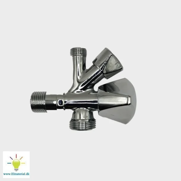 kombiventil dobbelt 1/2"