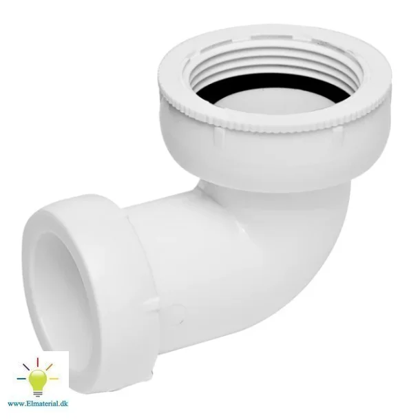 aflbsvinkel 5/4"-32mm hvid