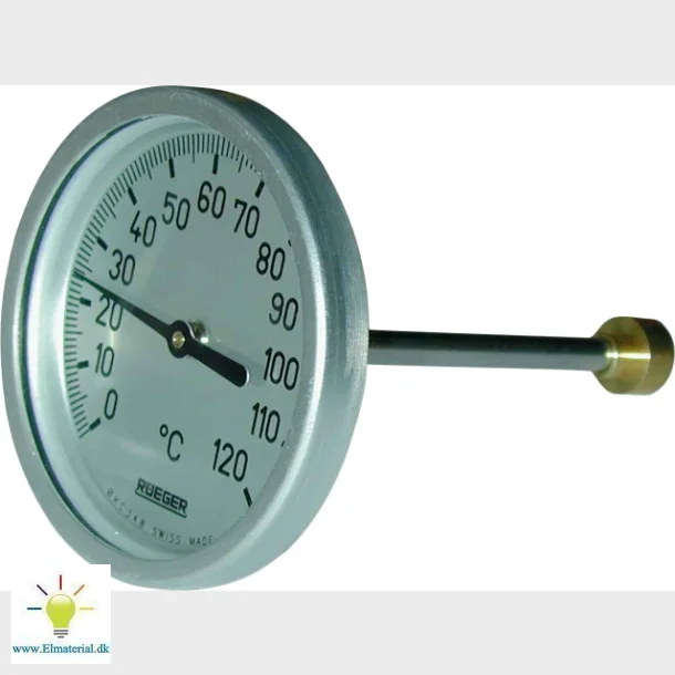 Termometer 0-120 65. 50Mm Fler. Kl 1