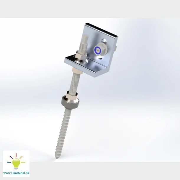 ansatsskrue m10x200 mm + vinkel m10