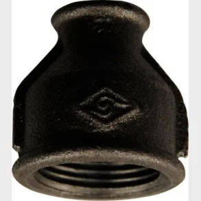 Formmuffe Sort 1 1/4X3/4