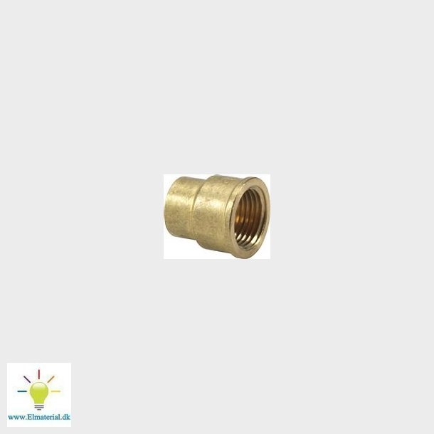 Formmuffe Messing 1/2X3/8".