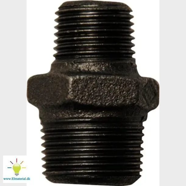 Brystnippel Sort 1X3/4