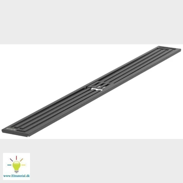 Art Deco Badrumsavlopp 900Mm Svart