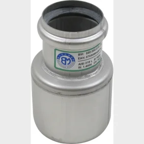 Exc. verlmna. 75X50Mm rostfritt.