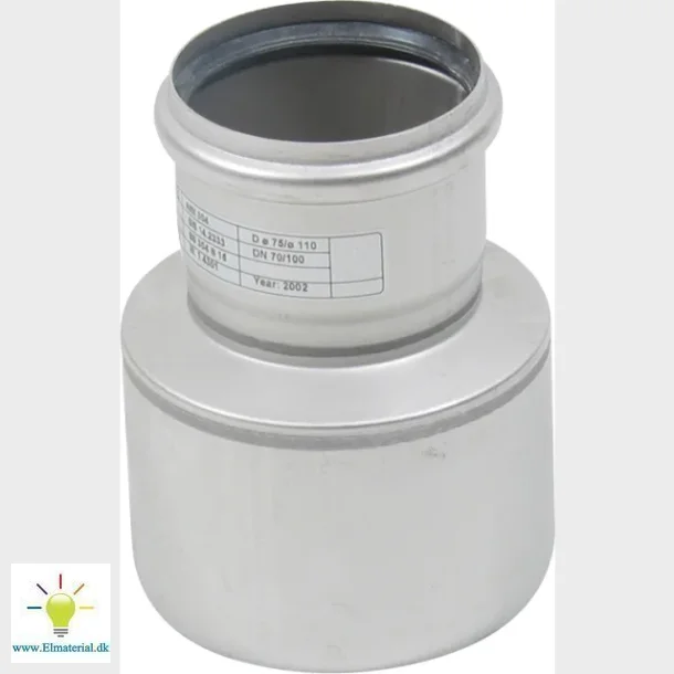 Eksc. Overg. 110X75Mm Rustf.