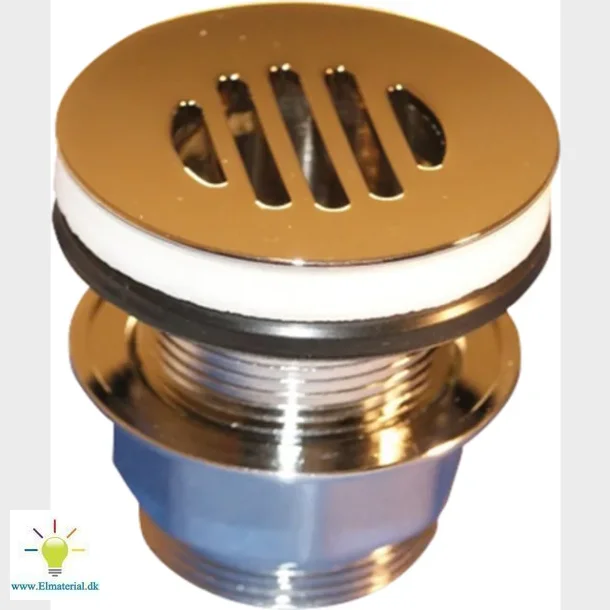 Bundventil 1 1/4" M/Rist Uden Overlb