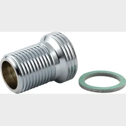 Lige Tilgangsstk 3/4"X1/2" 33 Mm U/Roset