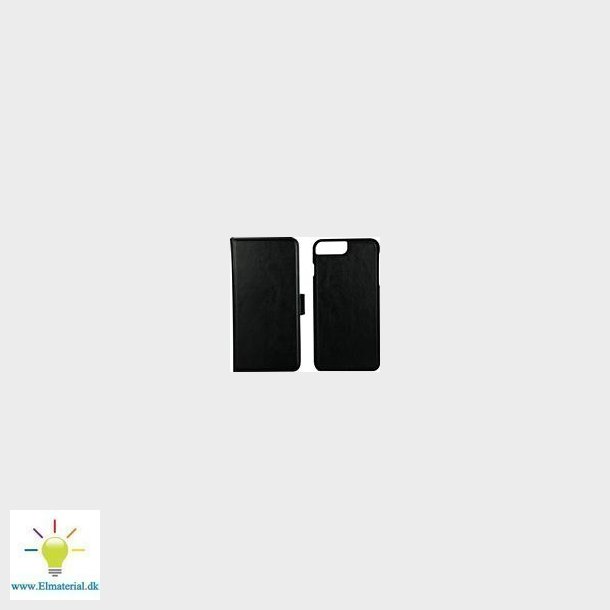Iphone 7/6S Plus Aftagelig Wallet, Sort