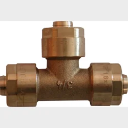 T-Stykke M/Kobling F/18Mm Rr