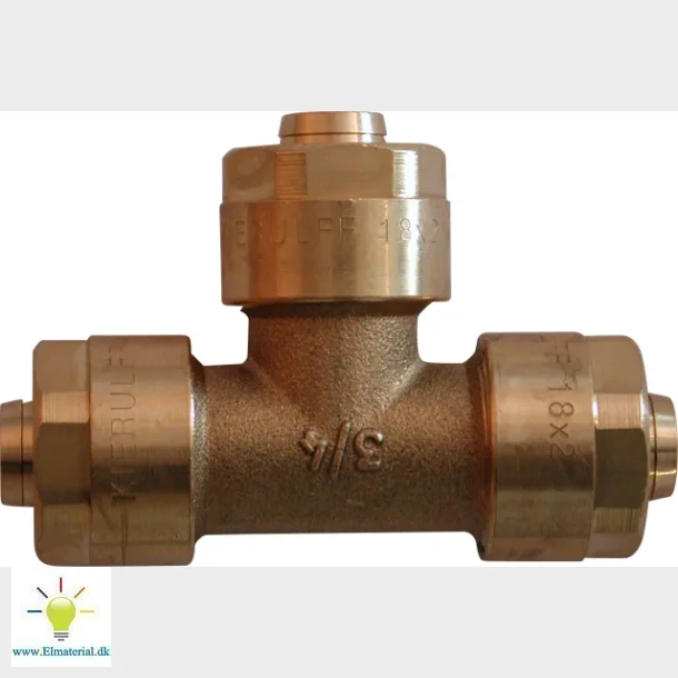 T-Stykke M/Kobling F/18Mm Rr