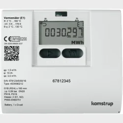 Multical� 403, 2,5M3, returmontering