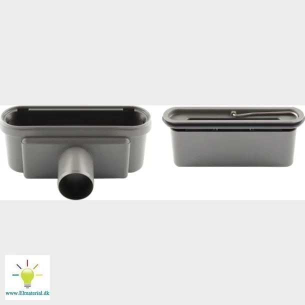 Udlbshus 50 Mm Vandret Inkl. Vandls