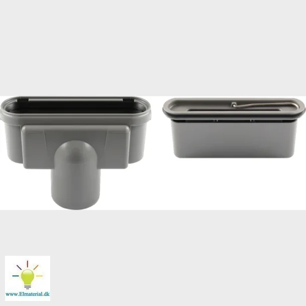 Udlbshus 75 Mm Lodret Inkl. Vandls