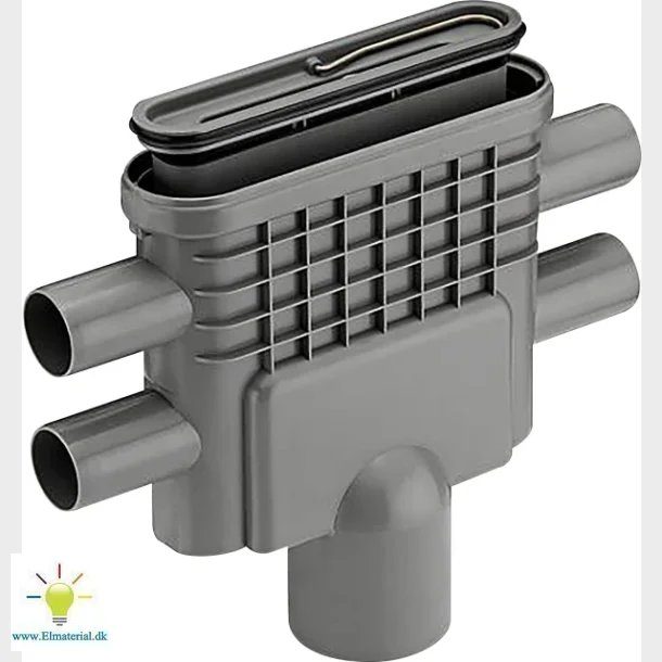 Udlbshus 75 Mm Lodret Inkl. Vandls