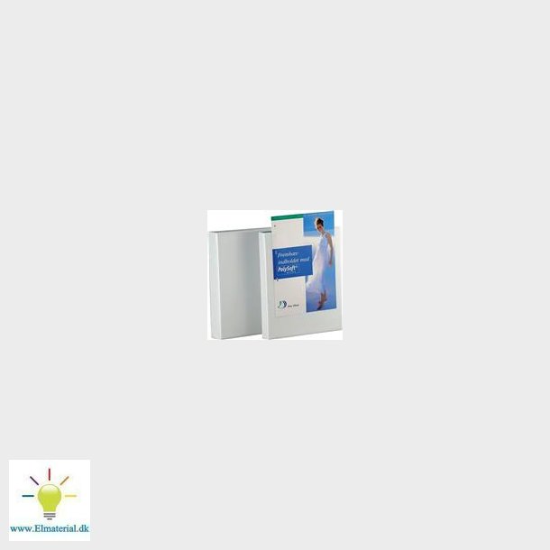 Mappe M/Lomme 25Mm Hvid 4 Rings