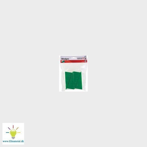 Plastkiler Grn Pose 4 Stk