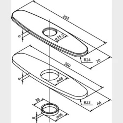 Damixa Universal Dkplade