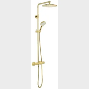 Silhouet Brusesystem Poleret Messing Pvd