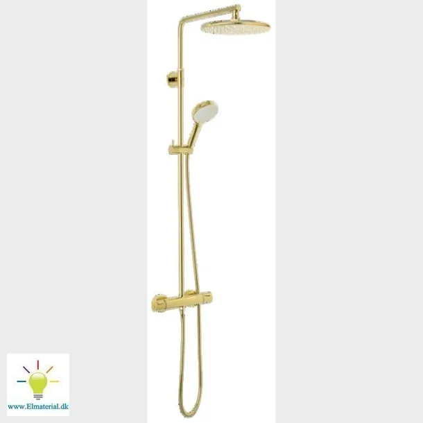 Silhouet Brusesystem Poleret Messing Pvd