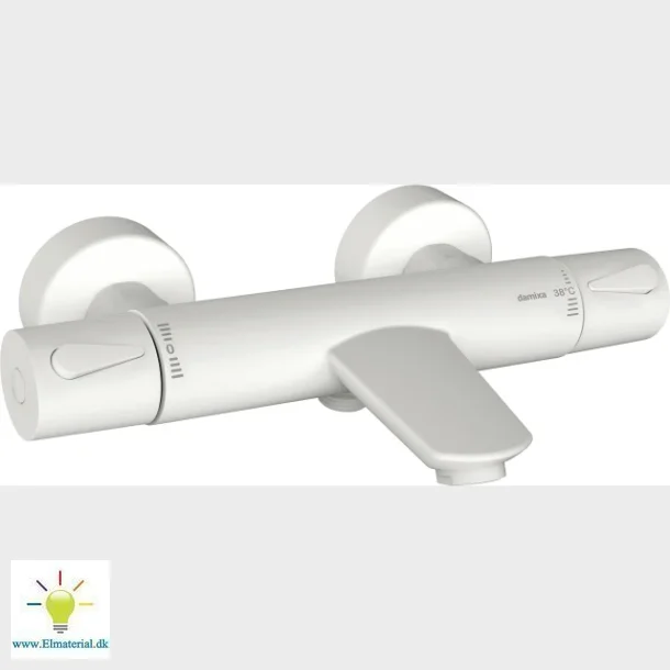 Silhouet Kar/Brus Termostat Mat Hvid