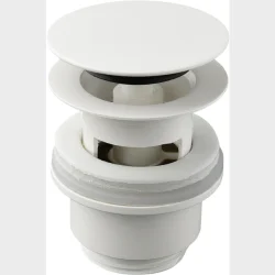 Bundventil Klikfunktion Mat Hvid