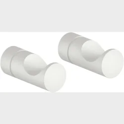 Hndkldekroge 2 Stk Mat Hvid