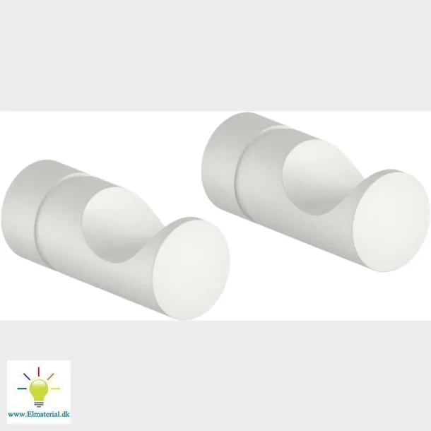 Hndkldekroge 2 Stk Mat Hvid