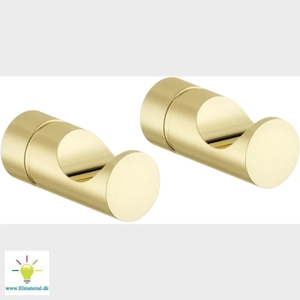 Hndkldekroge 2 Stk Poleret Messing