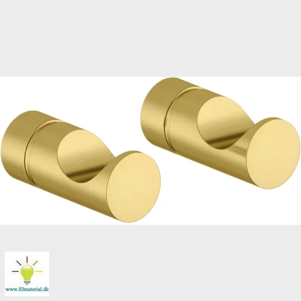 Hndkldekroge 2 Stk Brstet Messing