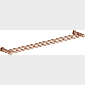 Dobbelt H�ndkl�destang B�rstet Kobber