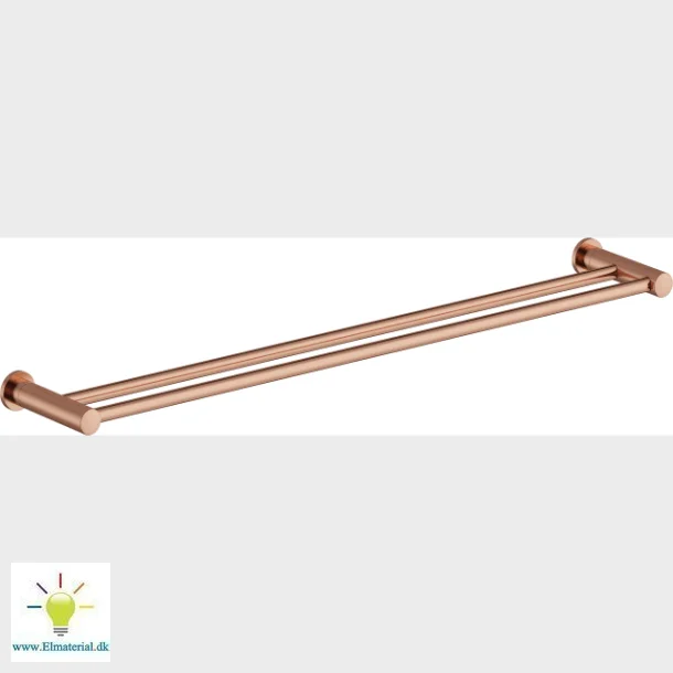Dobbelt Hndkldestang Brstet Kobber
